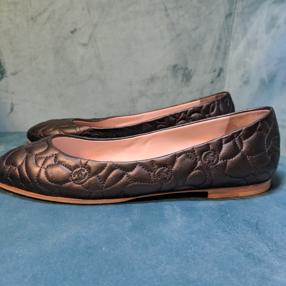 Chanel Leather Flats